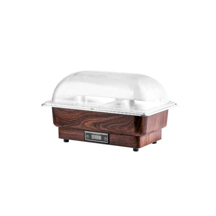 water printing wood surface electric chafing dish buffet food warmer catering warmer